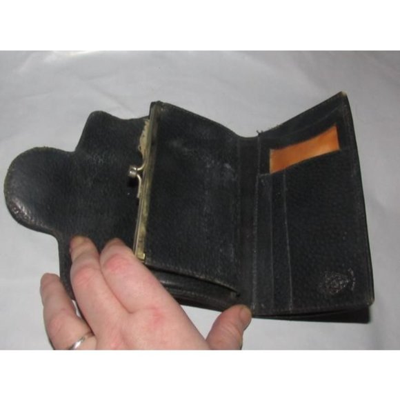 Gucci Navy G Logo Red Blue Stripe Tri Fold Wallet Vintage Collection - Picture 3 of 6